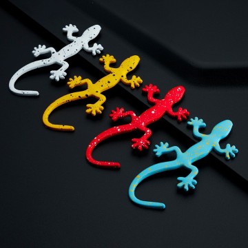 3D Vertical Creative Metal Gecko Car Tail Badge Decal