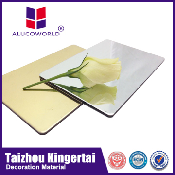 Alucoworld glass curtain wall mirror exterior wall cladding panel with superior quality