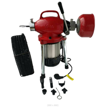 16mm Spring Electric Sewer Cleaner - Industrial Pipe Drain Cleaning Machine