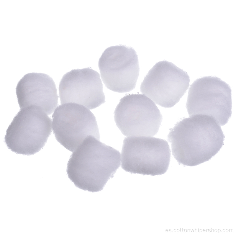 Alta absorción rápidamente bolas de algodón médica