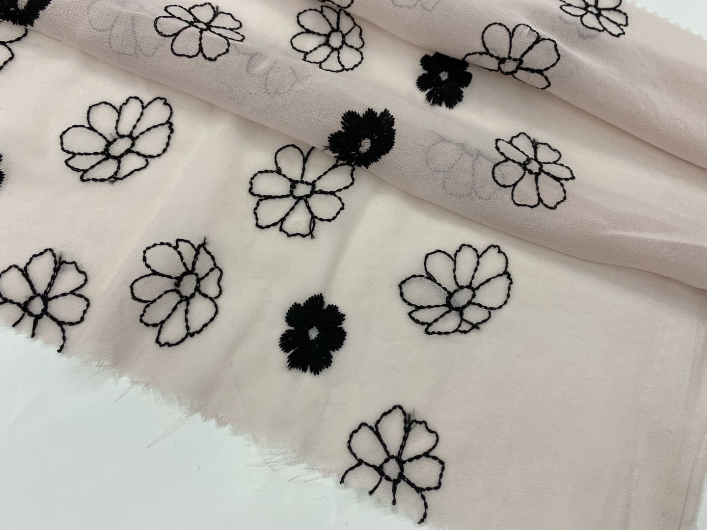 Chiffon Embroidery Fabric