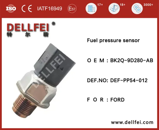Fuel Rail Pressure Sensor BK2Q-9D280-AB for Ford