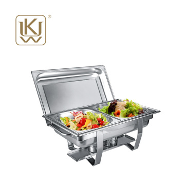 OEM Edelstahl Rechteckige Teile Gel Chafing Dish