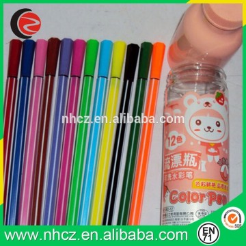 Amazon 12 Water Color Pen in Pink Bottle Case