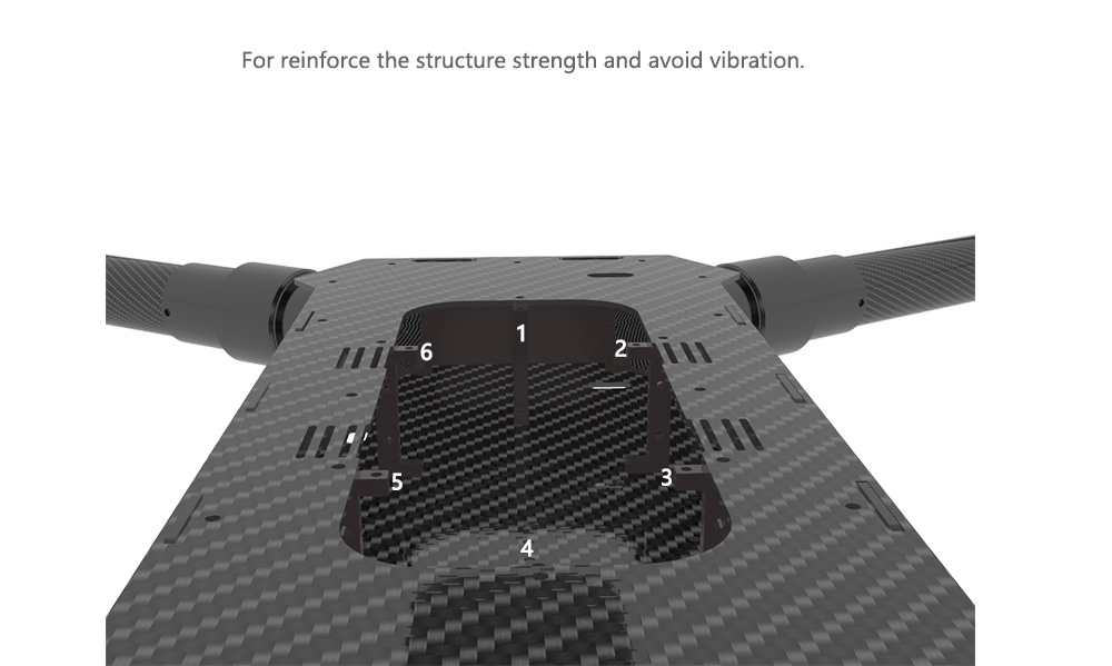 for reinforce the structure strength and avoid vibration.