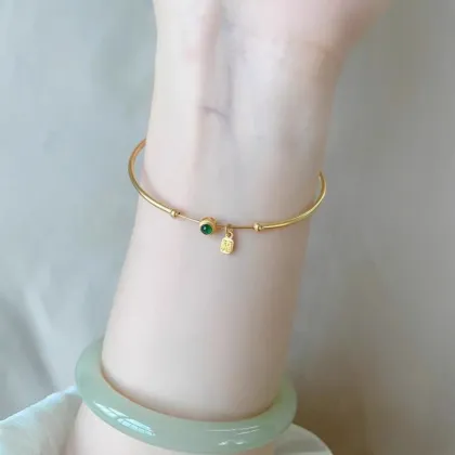 Emerald Fu Brand Bracelet Light Luxury Niche Bracelet