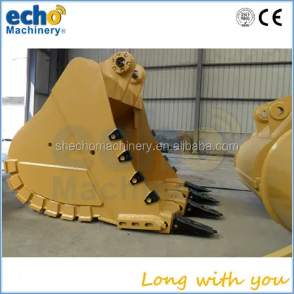 Excavator Spare Parts: Buckets for Construction Earthworks Machinery