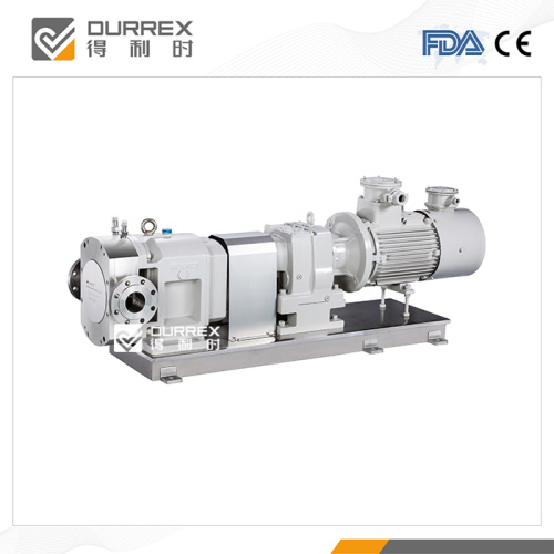 Liquid sulphur transfer lobe pump