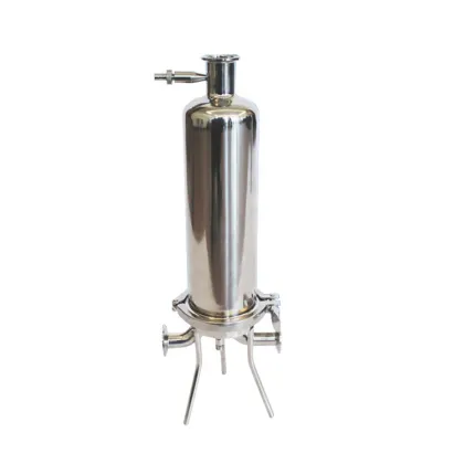 Food Grade Stainless Steel 304 316 Industrial Air and Steam Filter Housing for Hot Gases