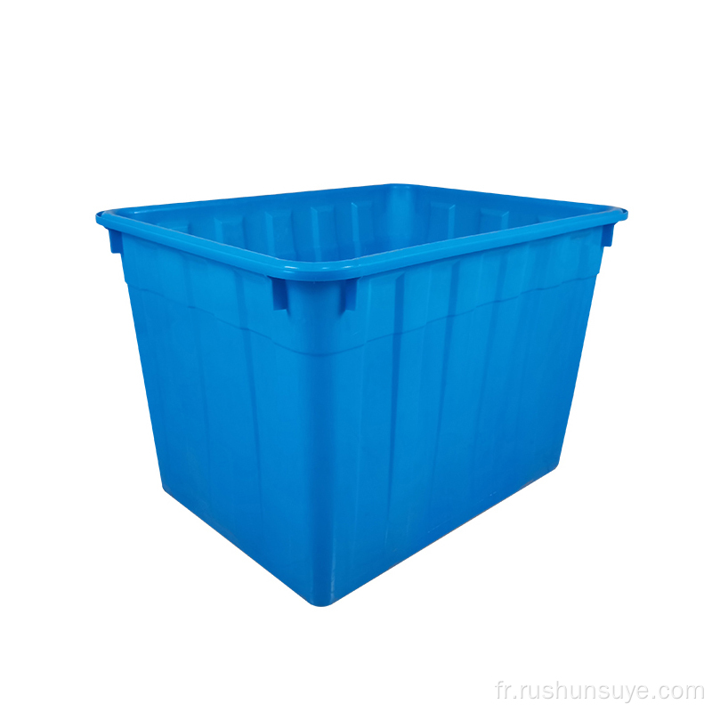 885 * 665 * 660 mm Caisse empilable aquatique bleu