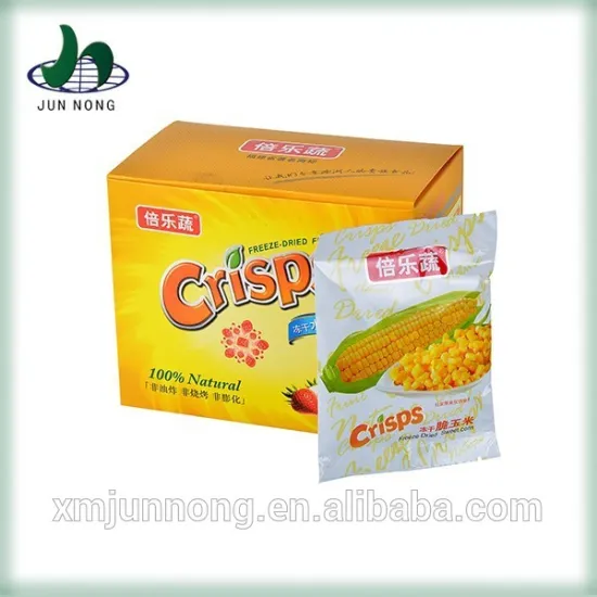 Corn taste delicious freeze-dried fruit crisp