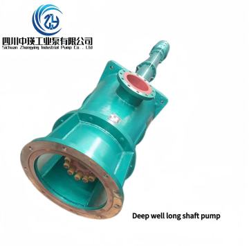 Industrial vertical deep well long shaft pump
