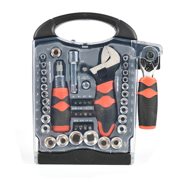 Wholesale Trends: Comprehensive Manual Hardware Tool Set including Ratchet Wrench and Screwdriver Bits