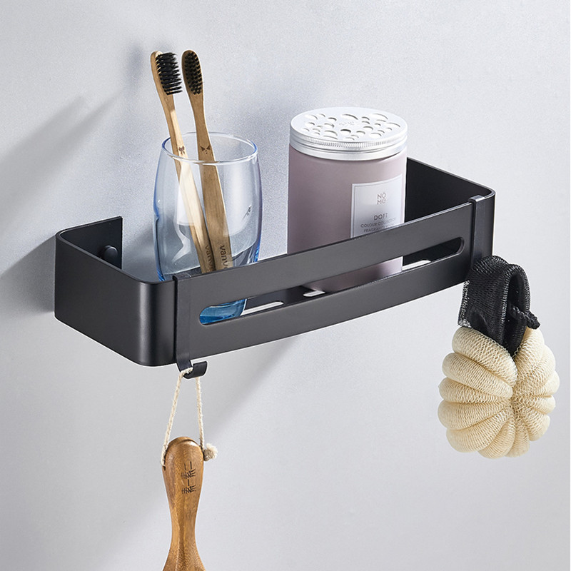 Bathroom shelf toilet toilet vanity triangle towel storage wall-free punching wall hanging bathroom