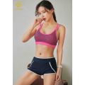 슬림 어깨 스포츠 브래지어, 충격 방지 피트니스 요가 브래지어