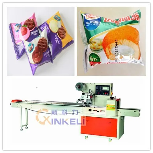 Sandwich pie flow automatic packaging machine