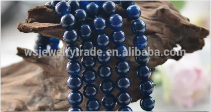 Natural blue agate beads Wholesale agate Factory direct sales