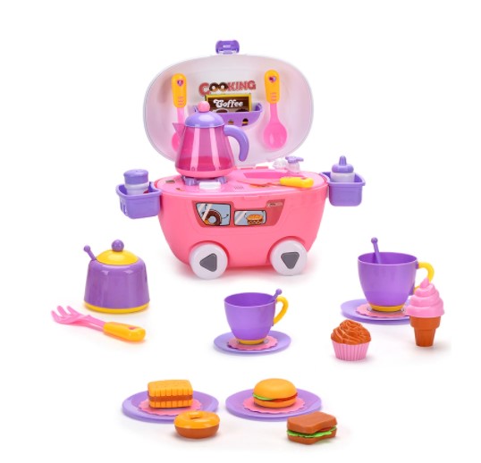 Microwave oven tableware kitchen toys for girls