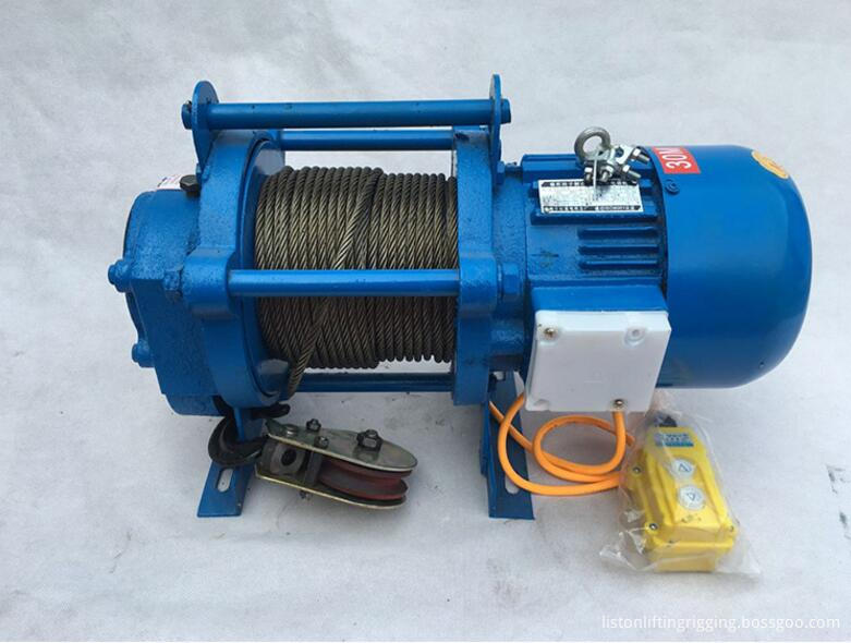 Mini electric winch