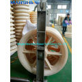 Gegalvaniseerd nylon Sheave Aerial Cable Pulley Block