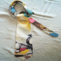 Gravata de seda com poliéster, serigrafia e cor maneira em todos os projetos e tamanhos de tecelagem