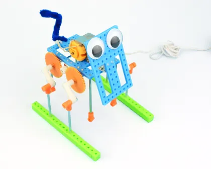 STEM Educational Robot Kits: Puzzle Toys and DIY Dog Walking Robots for Children