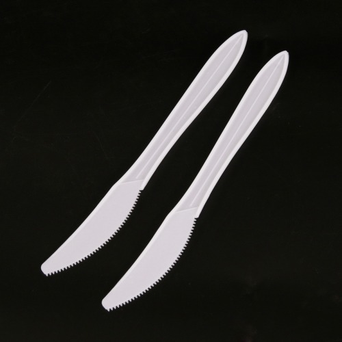 Plastic Disposable Cutlery Spoon Fork Knife Tableware Fork with Package Set