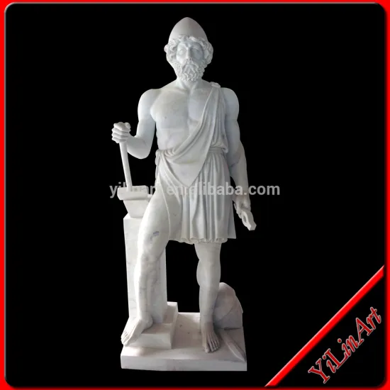 Ourdoor European Style Large Garden Stone Marble Man Statue