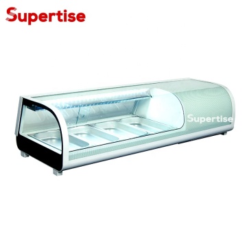 1200mm Sushi Showcase: 42L Sushi Fridge Display Case