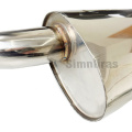 Edelstahl-Auspuff-Katzen-Back-System Fit Porsche 970 Panamera V6/V8/S/4S/Turbo 10-16 Heck Auspuff ohne Ventil