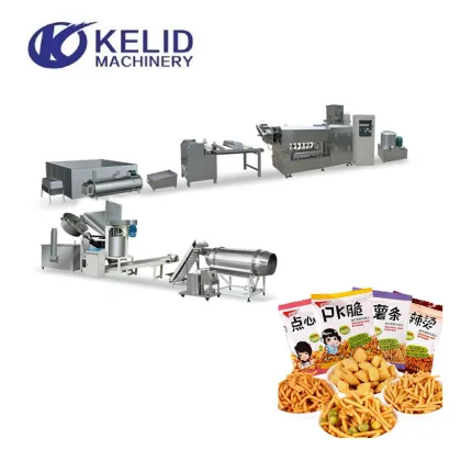 Automatic Fried Biscuit Bread Sticks Chips Production Line