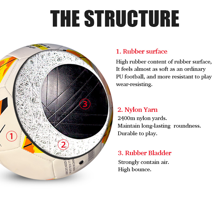machine sewn footballs