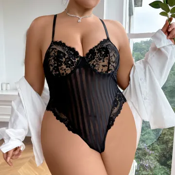 2024 Large Size Lace Embroidered Sexy Jumpsuit
