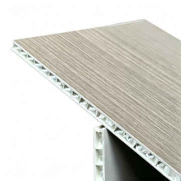 Large-format aluminum ceiling panels