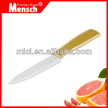 High quality 5 inch ceramic chef knife set with ceramic handle