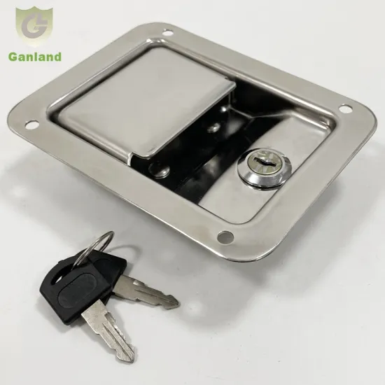 GL-12128 Stainless Steel Toolbox Latch Lock with Keys