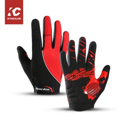 New Style Outdoor Mountain Bike Full Finger Shockproof Cycling Gloves