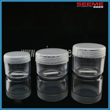 Elegent design lip balm mini jar plastic jar manufacture 3g 8g 10g