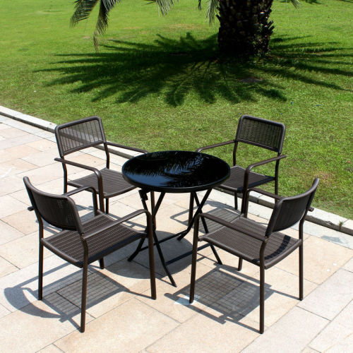 Patio Outdoor Dinning Chair Balcony Waterproof