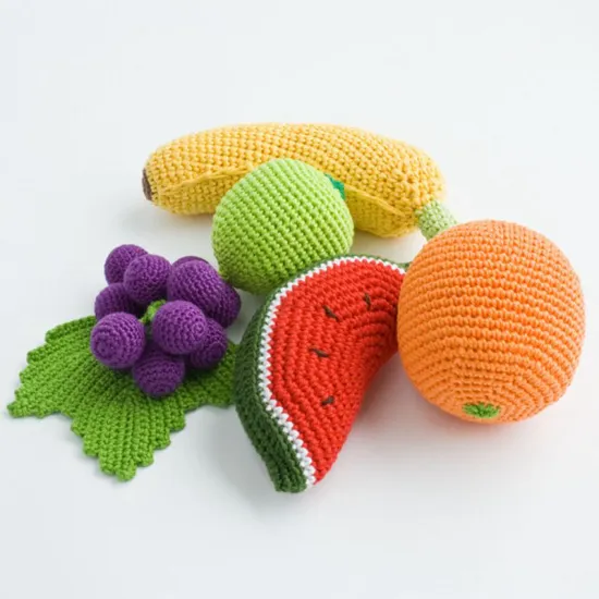 High Quality Baby Handmade Stuffed Toys Fruits