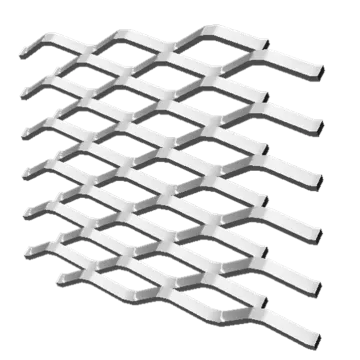 Stainless Steel Expanded Metal Mesh Stretch Diamond Mesh