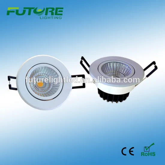 7W 9W slim recessed cob led puck ceiling light