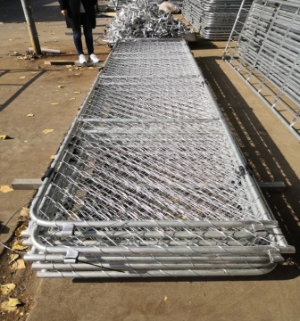 Portable Galvanized Chain Link Fence Farm Gate Panels for Cattle and Sheep