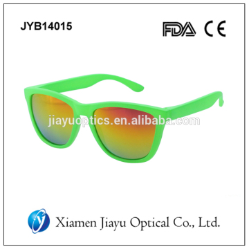 fashion plastic green frame frogskin polarized sunglasses