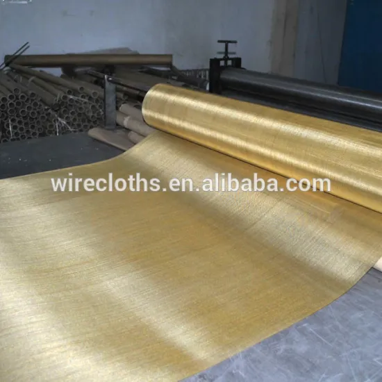 China export standard Crimped Copper Wire Mesh