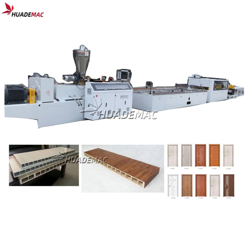 pvc wpc door frame board extruder line