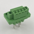 4 pin through wall mounting pluggable terminal block