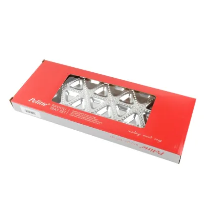 18 triangle shape ravioli mould aluminum alloy dumpling wrapper molding tray