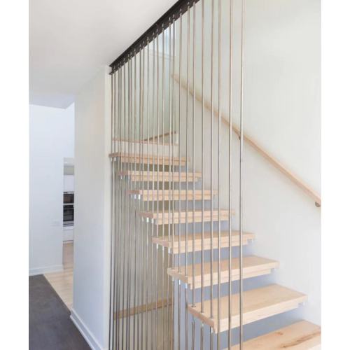 MS2025 تصميم الدرج العائم الحديث على شكل حرف U