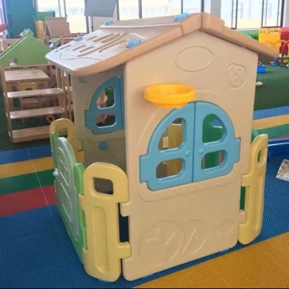 Wooden Barn Playhouse for Kids